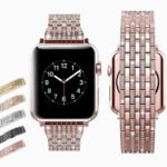 A Band Women designer ladies Pave Crystal Ultra 8 Wband