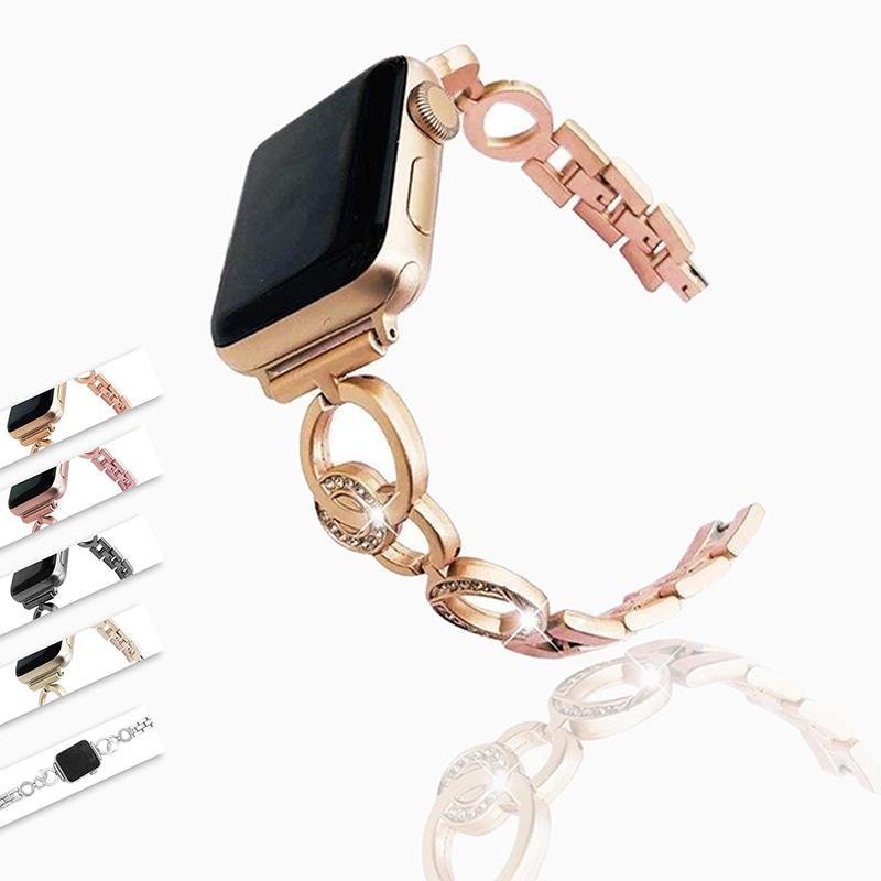 Squarecovers1_a3cd9c8f-7146-4b7f-bcc3-4519fc9b0229.jpg Luxury Rose Gold Aband 7 6 5 4 Rhinestone CZ Crystal Jewelry - Image 1